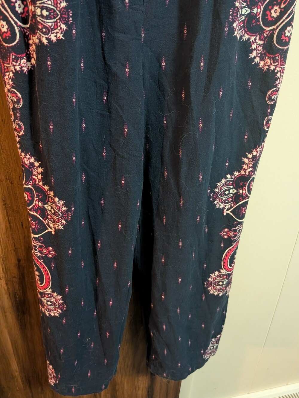 Free People Setting Sun Jumpsuit with Pink Paisley Print NWOT - Picture 4 of 6